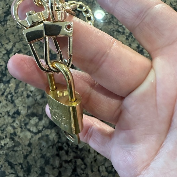 Louis Vuitton lock & key chain necklace  100% Authentic - Picture 7 of 13